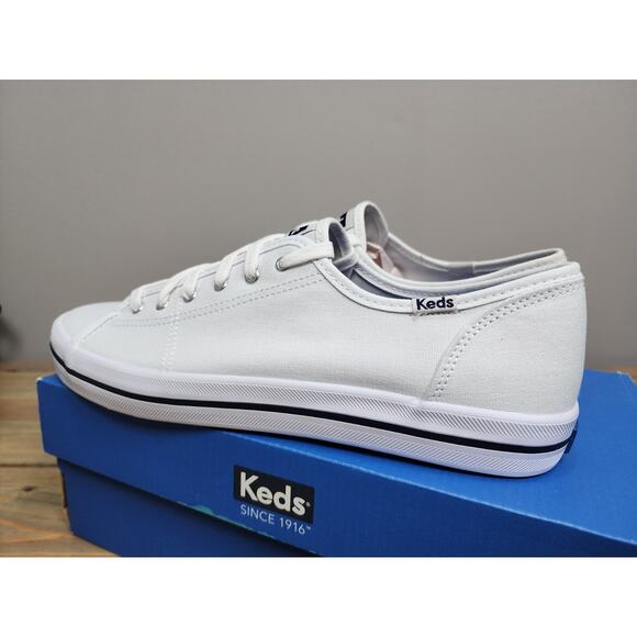 Keds Women’s White Canvas Shoes, Dream Foam, Size 10 - Picture 7 of 11